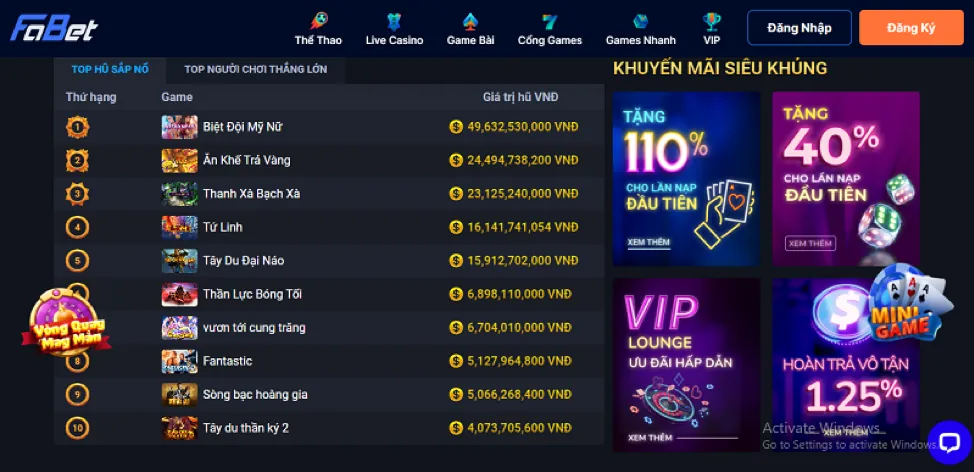 Lý do chọn lucky 8 win
